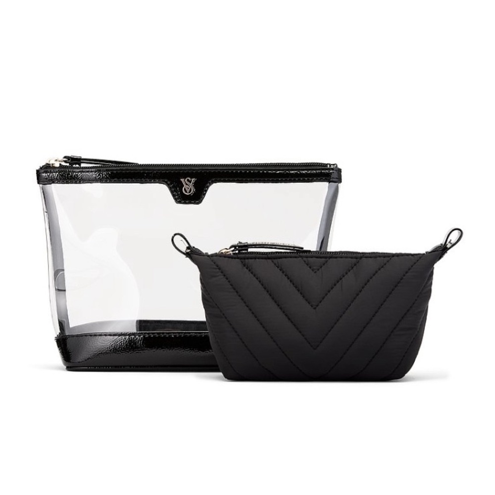 VICTORIAS SECRET 2 PIECE MAKEUP BAG - Picture 3 of 6